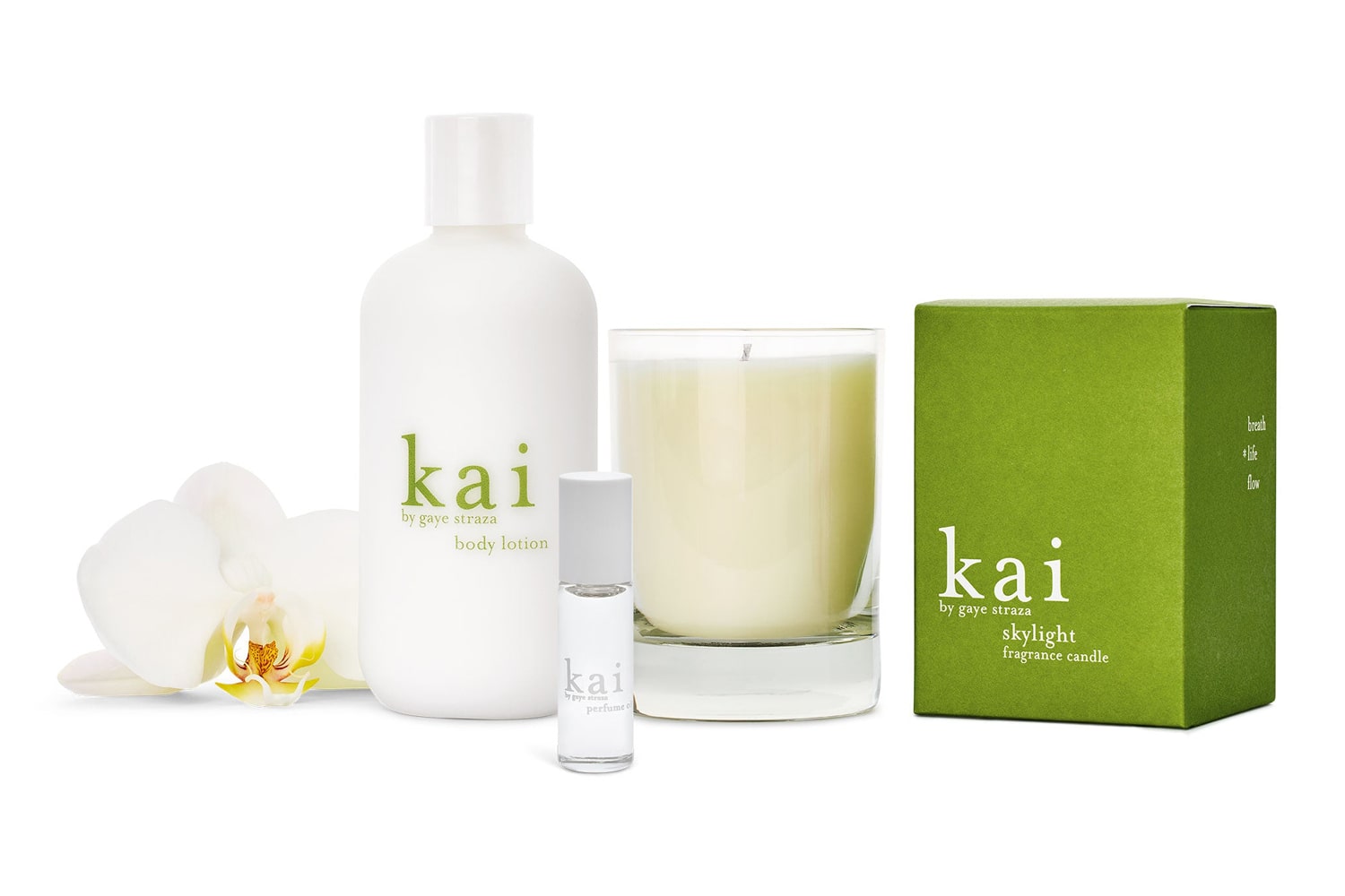 A selection of Kai Fragrance products