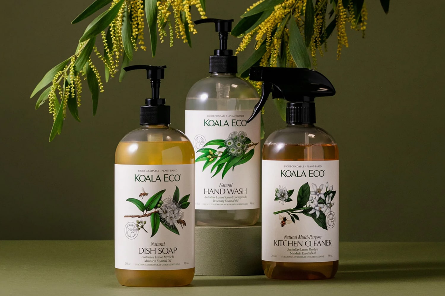 A selection of Koala Eco household cleaning products