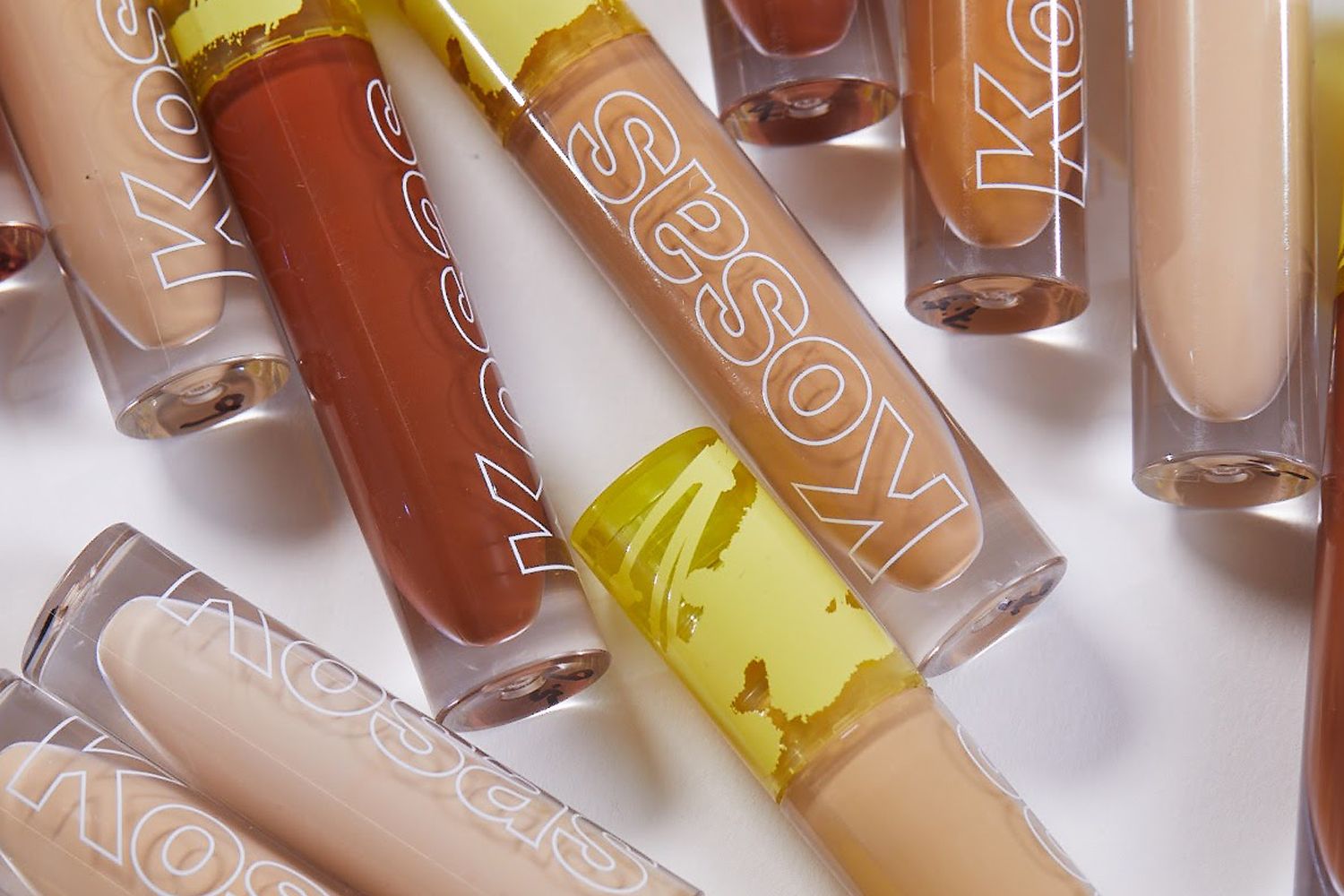 A selection of Kosas Revealer Concealer Super Creamy + Brightening Concealer colors