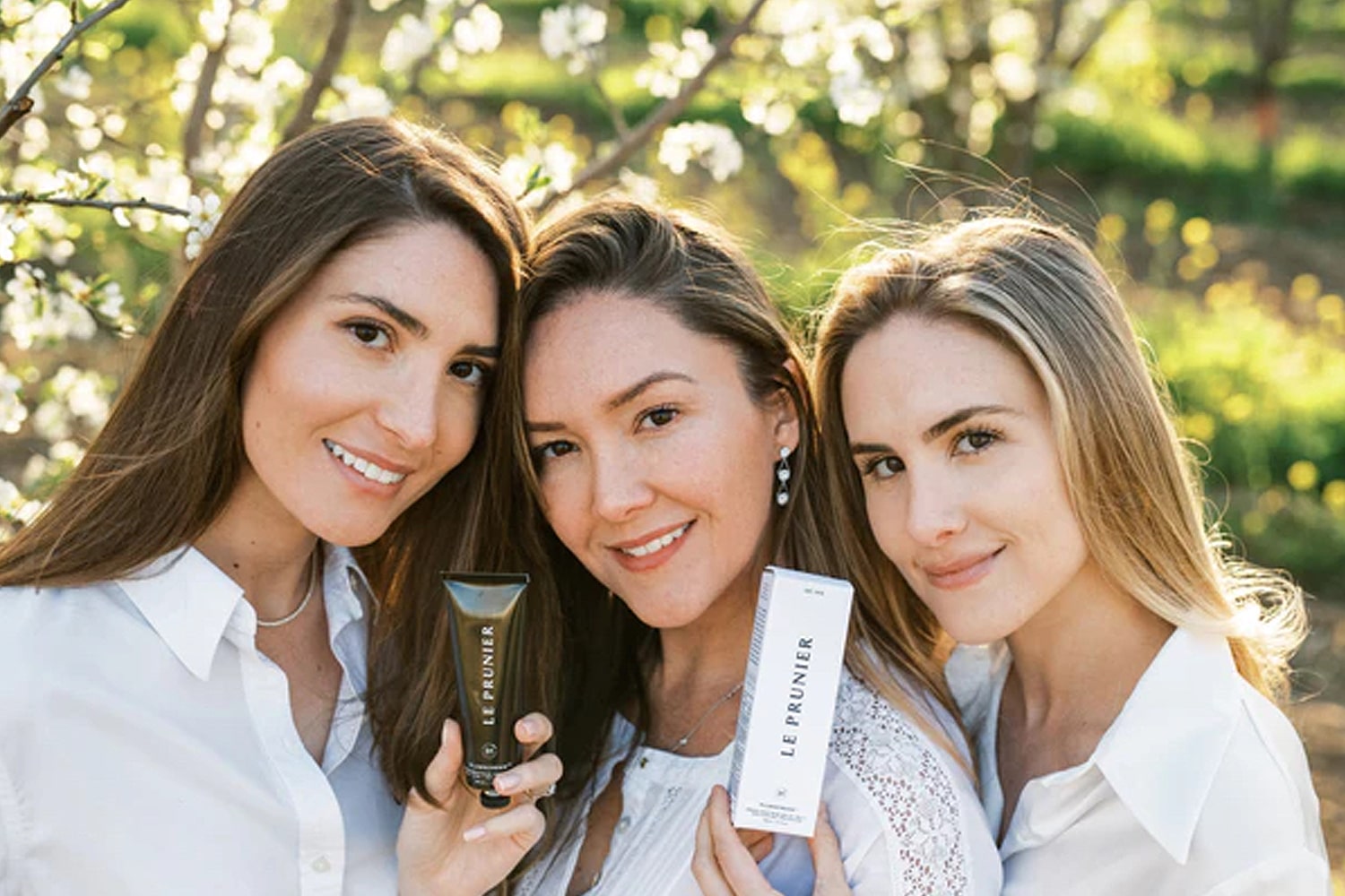 Siblings and founders of Le Prunier Jacqueline, Allison and Elaine Taylor