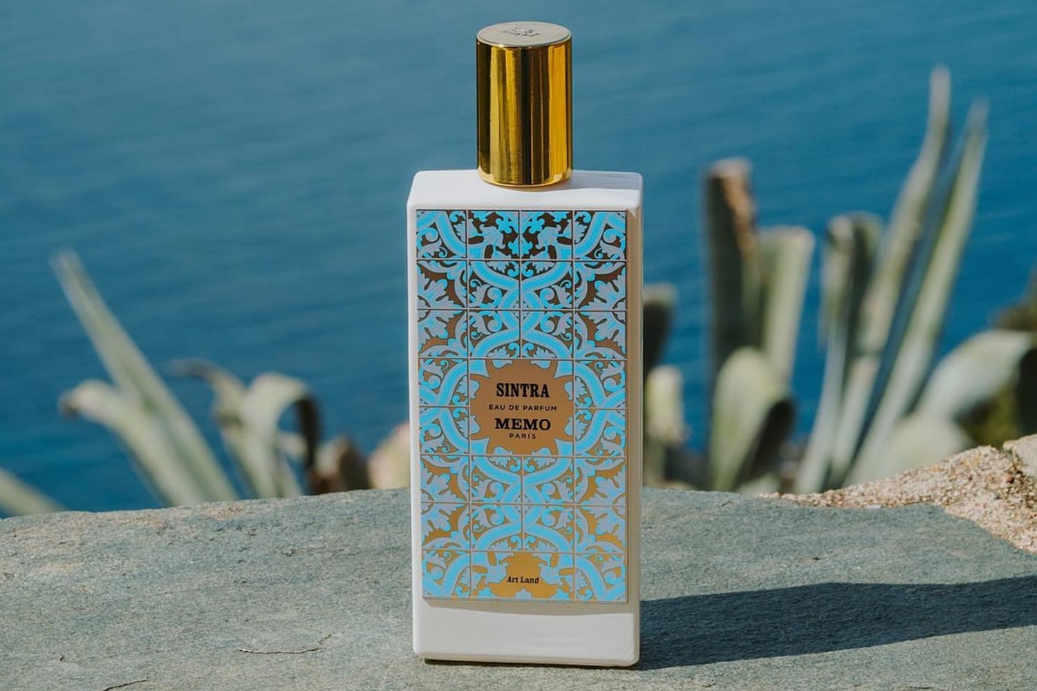 Lifestyle shot of MEMO Paris Sintra Eau de Parfum