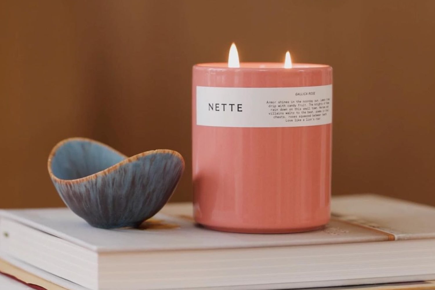 Lifestyle shot of NETTE Gallica Rose Scented Candle