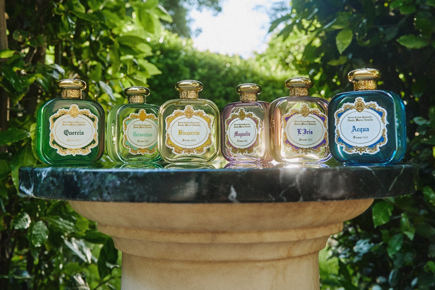 A selection of Santa Maria Novella Eau de Parfums