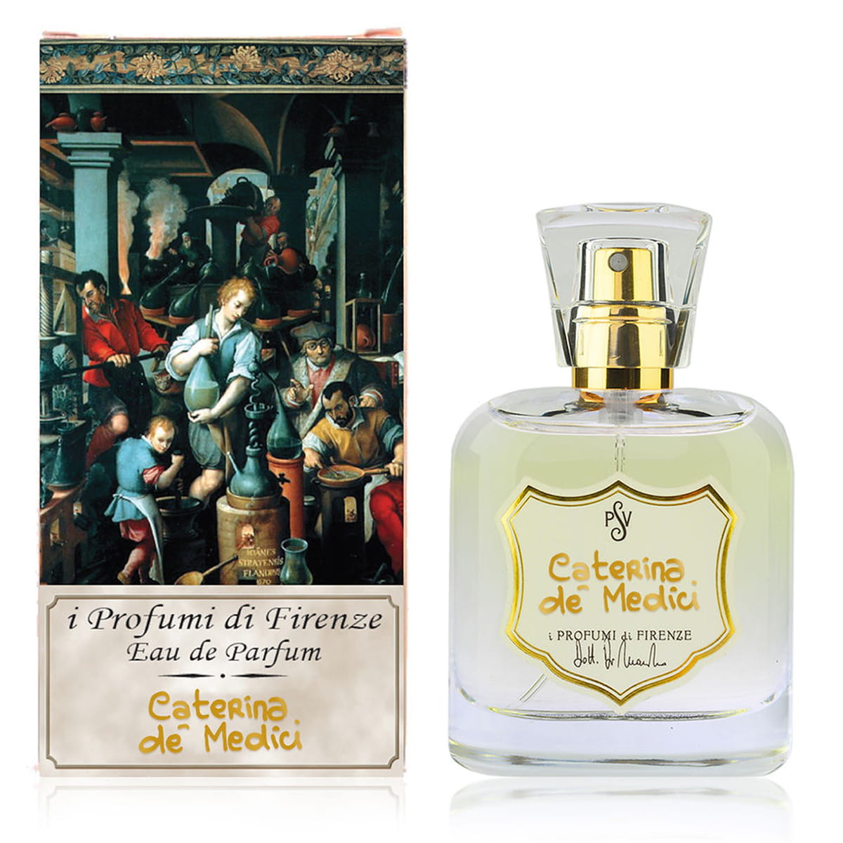 i Profumi di Firenze Caterina de Medici (50 ml) - bottle shown next to packaging.