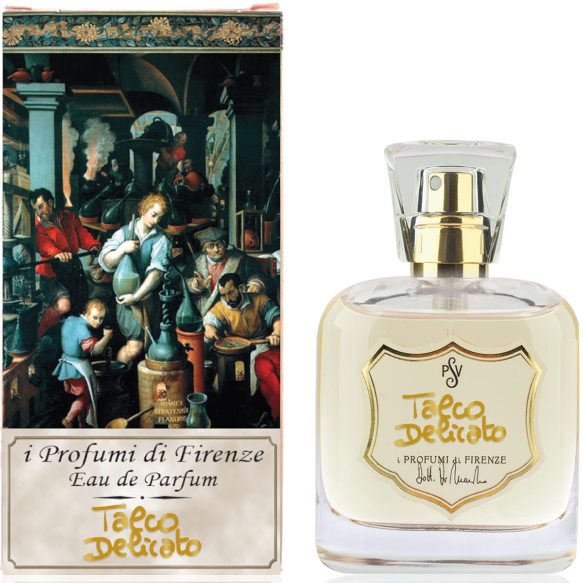 i Profumi di Firenze Talco Delicato (50 ml) with box