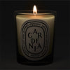 Diptyque Gardenia Candle - candle shown lit