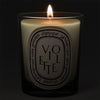 Diptyque Violette Candle - candle shown lit