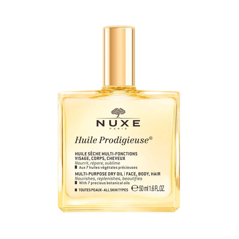 Nuxe Huile Prodigieuse® Multi Usage Dry Oil for Face, Body, Hair - 50 ml