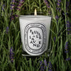 Diptyque Feuille de Lavande (Lavender Leaf) Candle (190 g) - product shown in a field of lavender. 