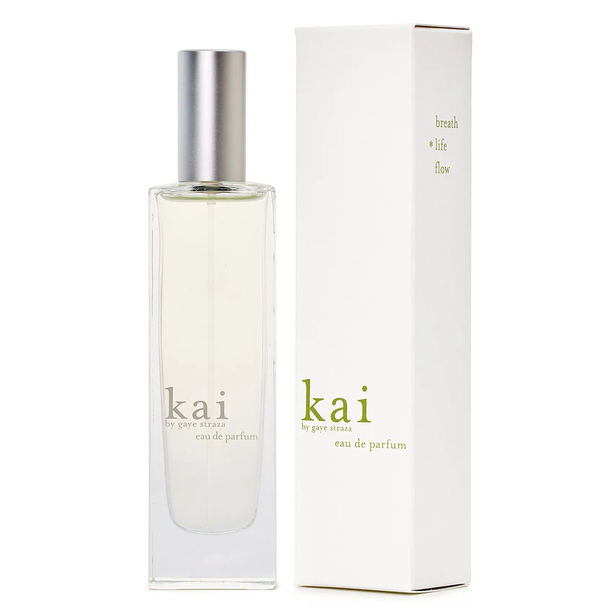 Kai Eau de Parfum Spray (1.7 oz/ 1 oz) with packaging on a white background