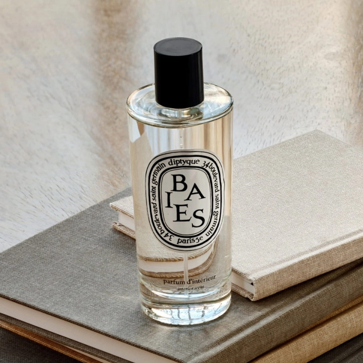 Lifestyle shot of Diptyque Baies Room Spray (5.1 oz)