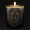 Diptyque Cypres (Cypress) Candle - lit candle shown