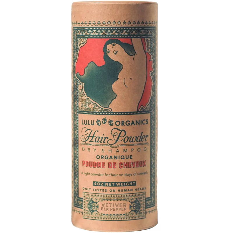 Lulu Organics Hair Powder - Vetiver &amp; Black Pepper (4 oz)
