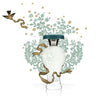 Lubin Black Jade Eau de Parfum - bottle with floral illustration 