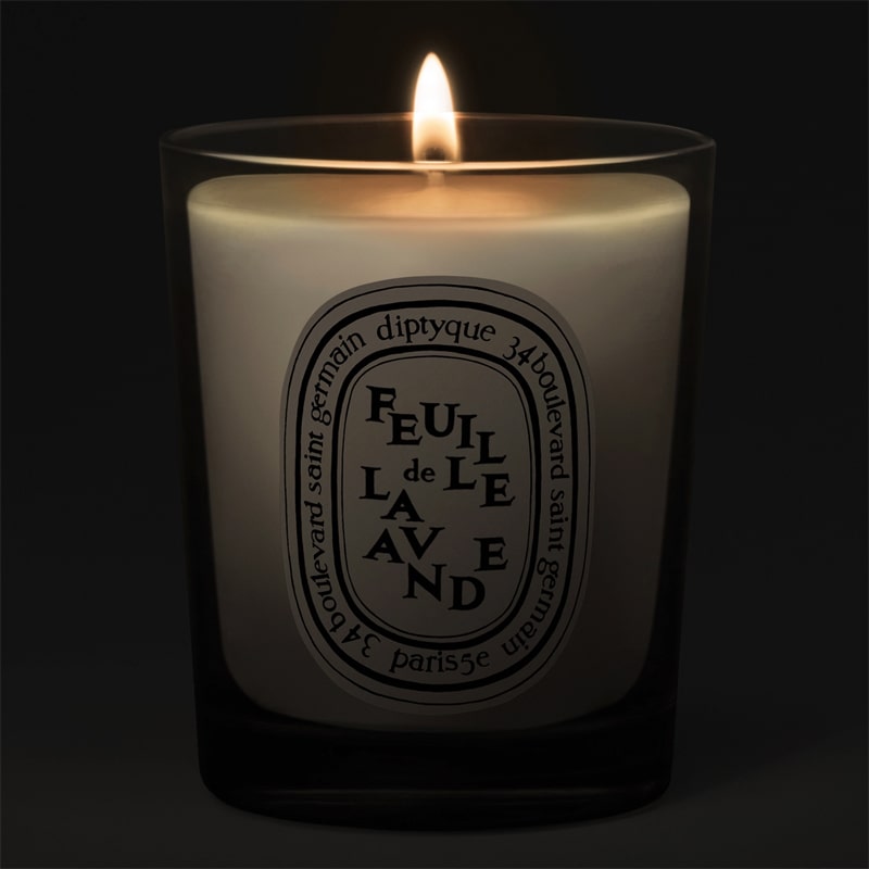 Feuille de Lavande (Lavender Leaf) Scented Candle - Thumbnail 3