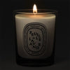 Diptyque Feuille de Lavande (Lavender Leaf) Candle - lit candle shown