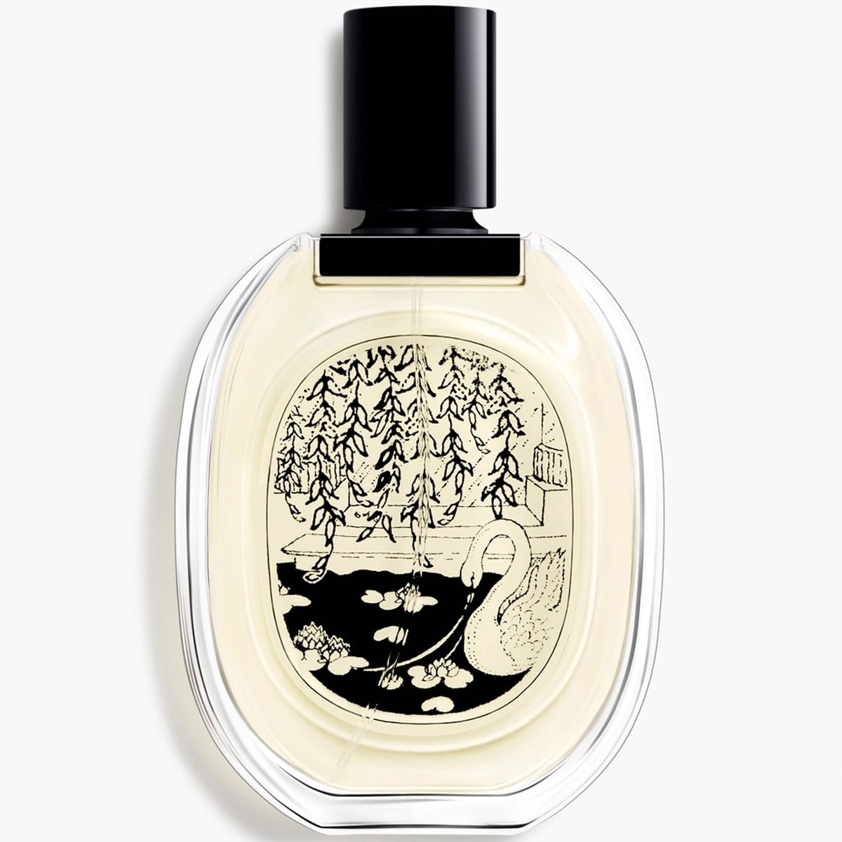 Diptyque L'Ombre Dans L'eau Eau de Toilette (100 ml) - product shown from back. 
