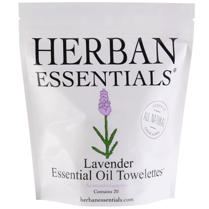 Herban Essentials Lavender Towelettes (20 pcs)