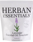 Herban Essentials Lavender Towelettes (20 pcs)