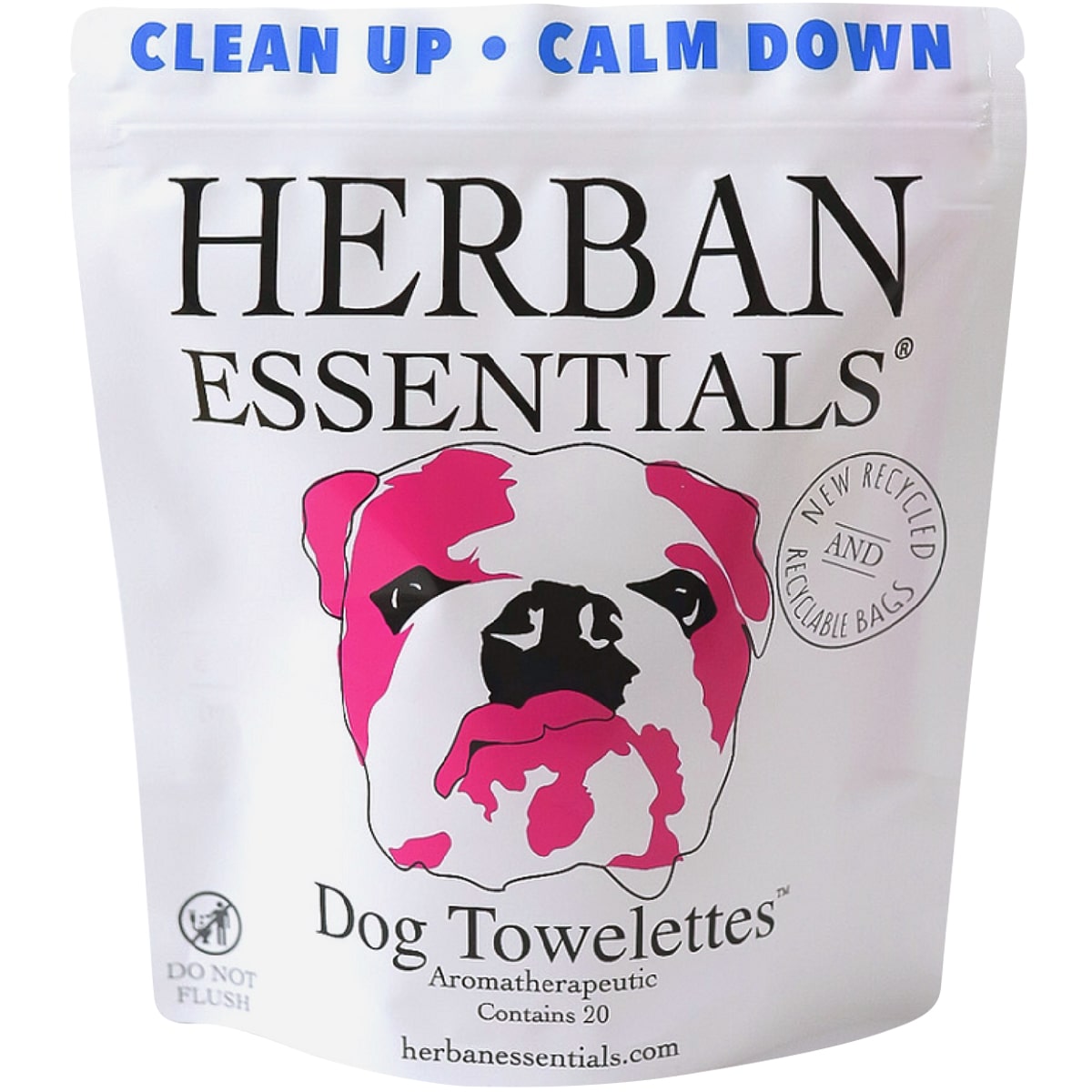 Herban Essentials Dog Towelettes (20 pcs)