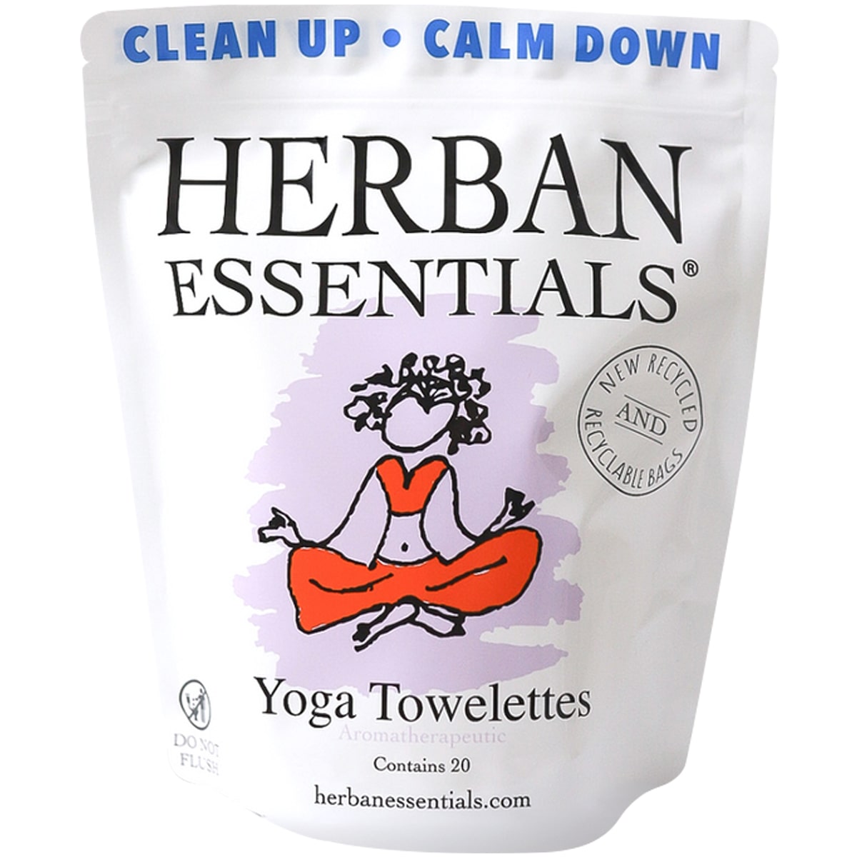 Herban Essentials Yoga Towelettes (20 pcs)