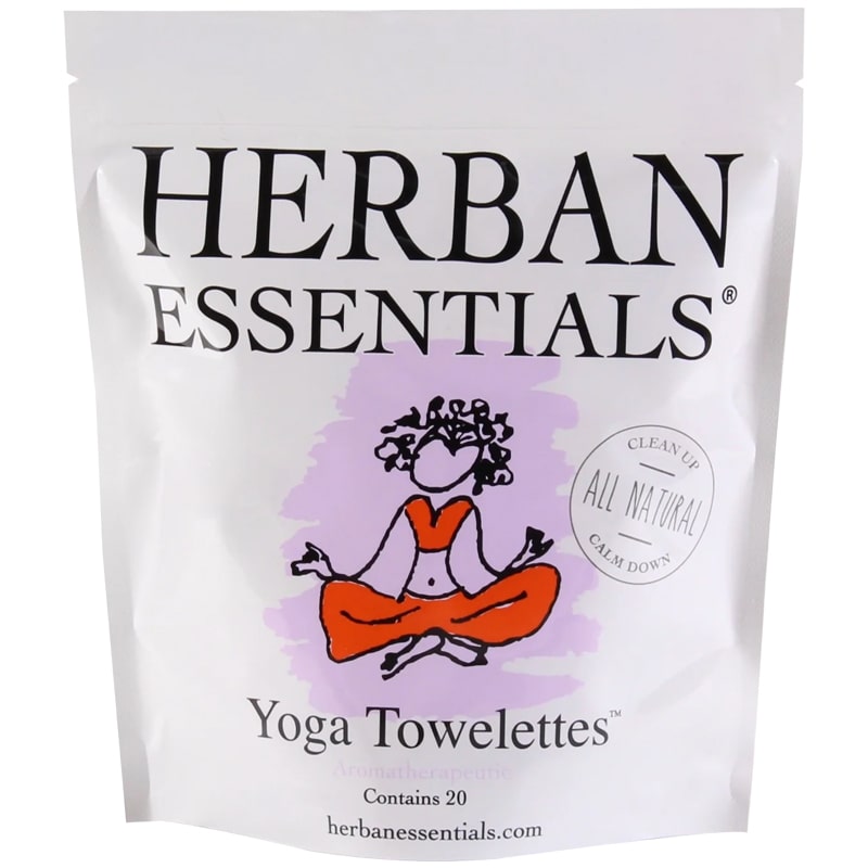 Herban Essentials Yoga Towelettes (20 pcs)