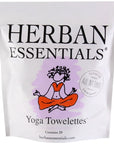 Herban Essentials Yoga Towelettes (20 pcs)