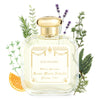 Santa Maria Novella Pot Pourri Eau De Cologne (100 ml) with illustration of flowers and ingredients in the background