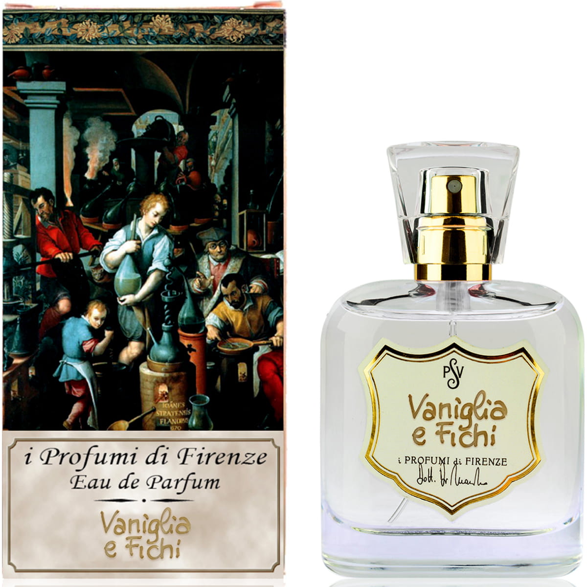 i Profumi di Firenze Vaniglia e Fichi (Vanilla & Fig) (50 ml) with box