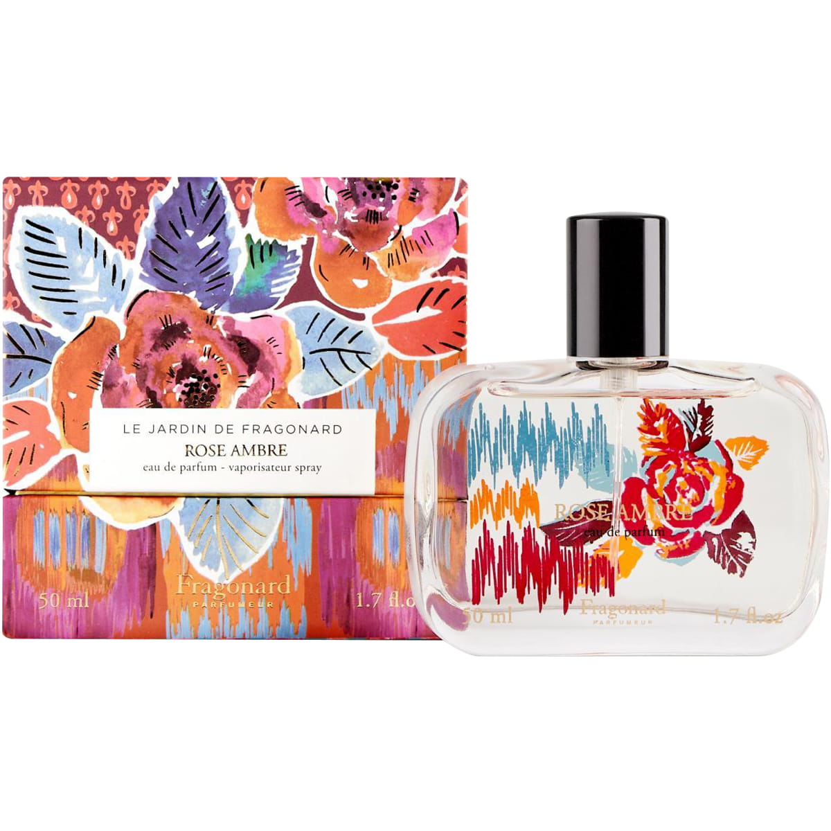 Fragonard Parfumeur Rose Ambre Eau de Parfum (50 ml) with box