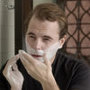 Proraso Shave Foam Refresh - model shown using shaving foam