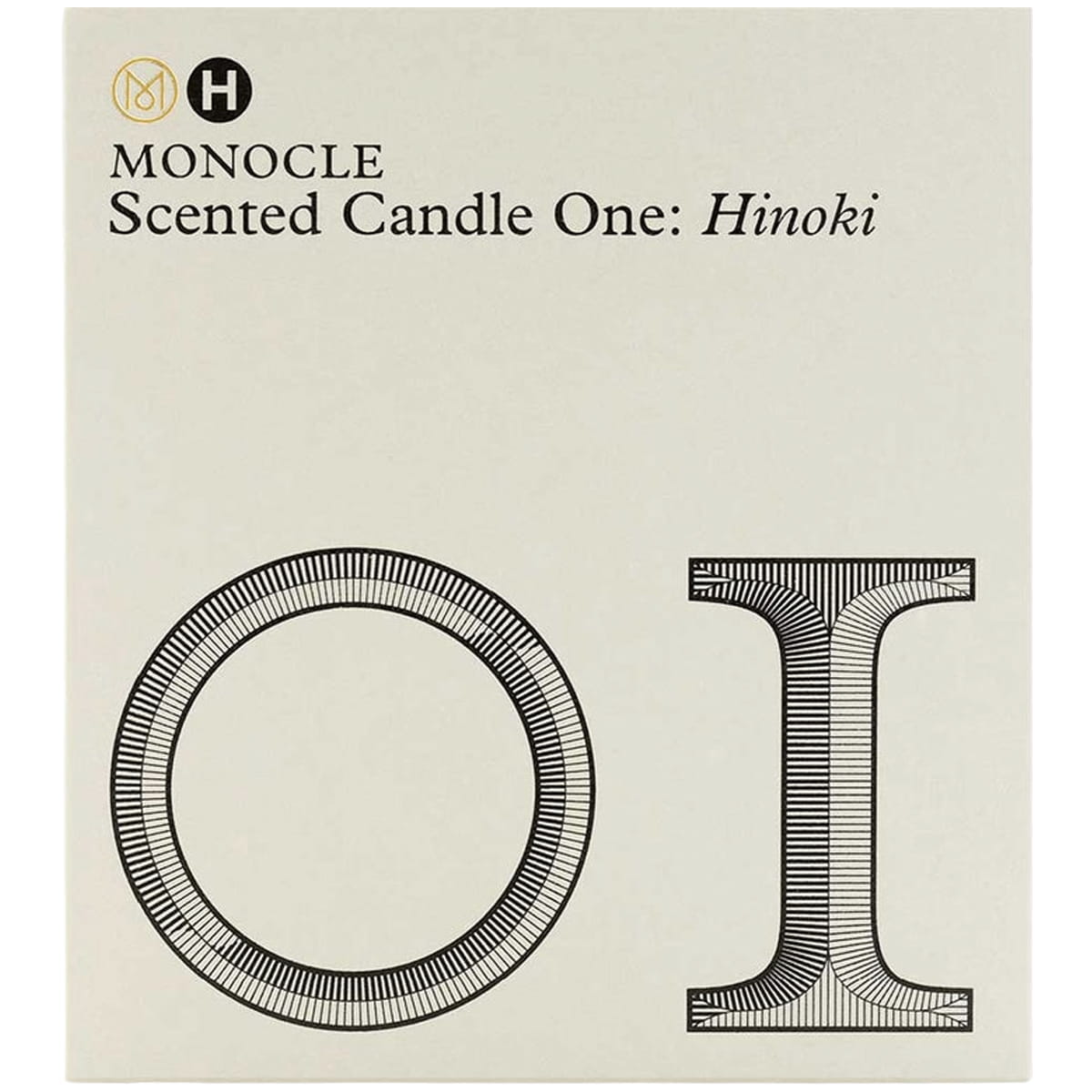Comme des Garcons Monocle Series Hinoki Scented Candle (165 g) box
