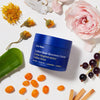 Ursa Major Golden Hour Recovery Cream (1.57 oz) - product shown next to ingredients