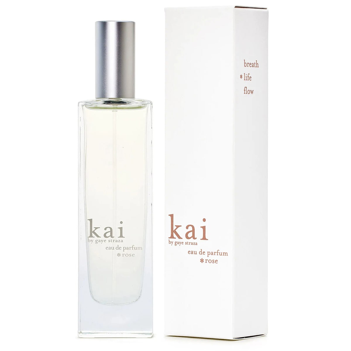 Kai Fragrance Kai Rose Eau de Parfum Spray (1.7 oz) and packaging on a white background