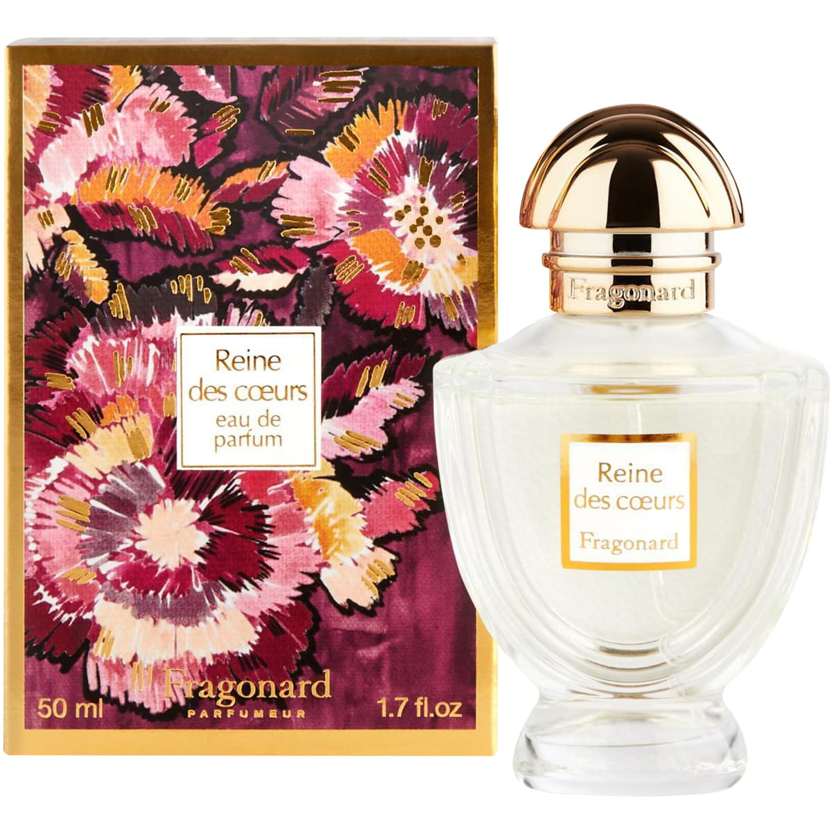 Fragonard Parfumeur Reine des Coeurs Eau de Parfum (50 ml) with box
