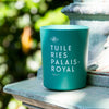 Kerzon Fragranced Candle - Tuileries Palais-Royal (190 g) - product shown on lamp pole.