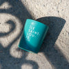 Kerzon Fragranced Candle - Ile Saint-Louis (190 g) - product shown on ground. 