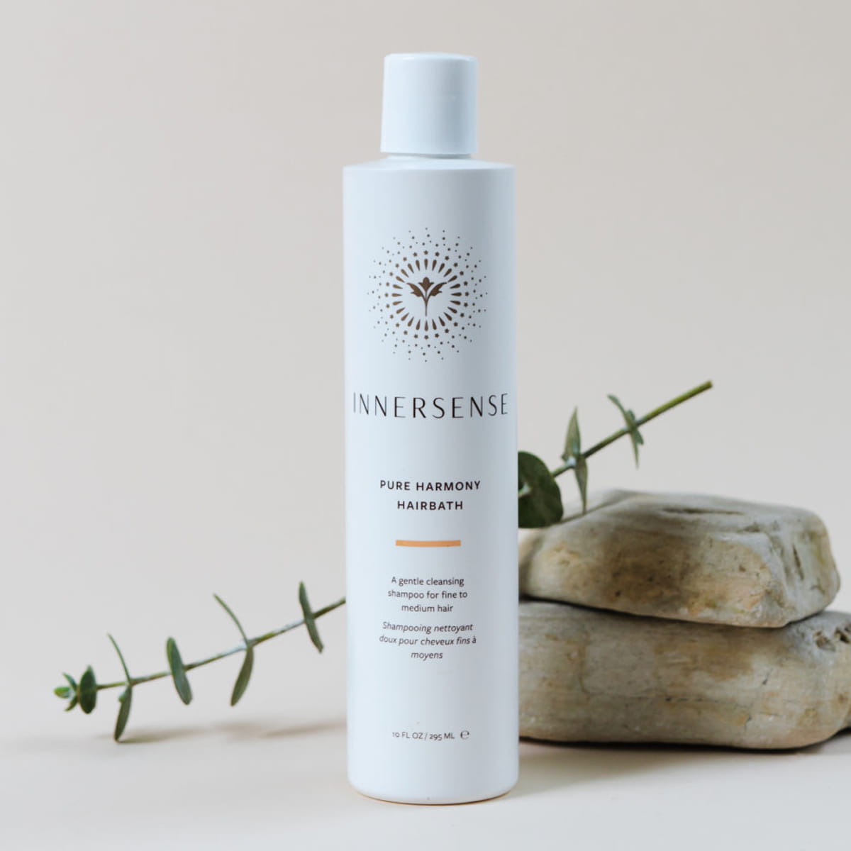 Innersense Organic Beauty Pure Harmony Hairbath (10 oz) - product shown on beige background.