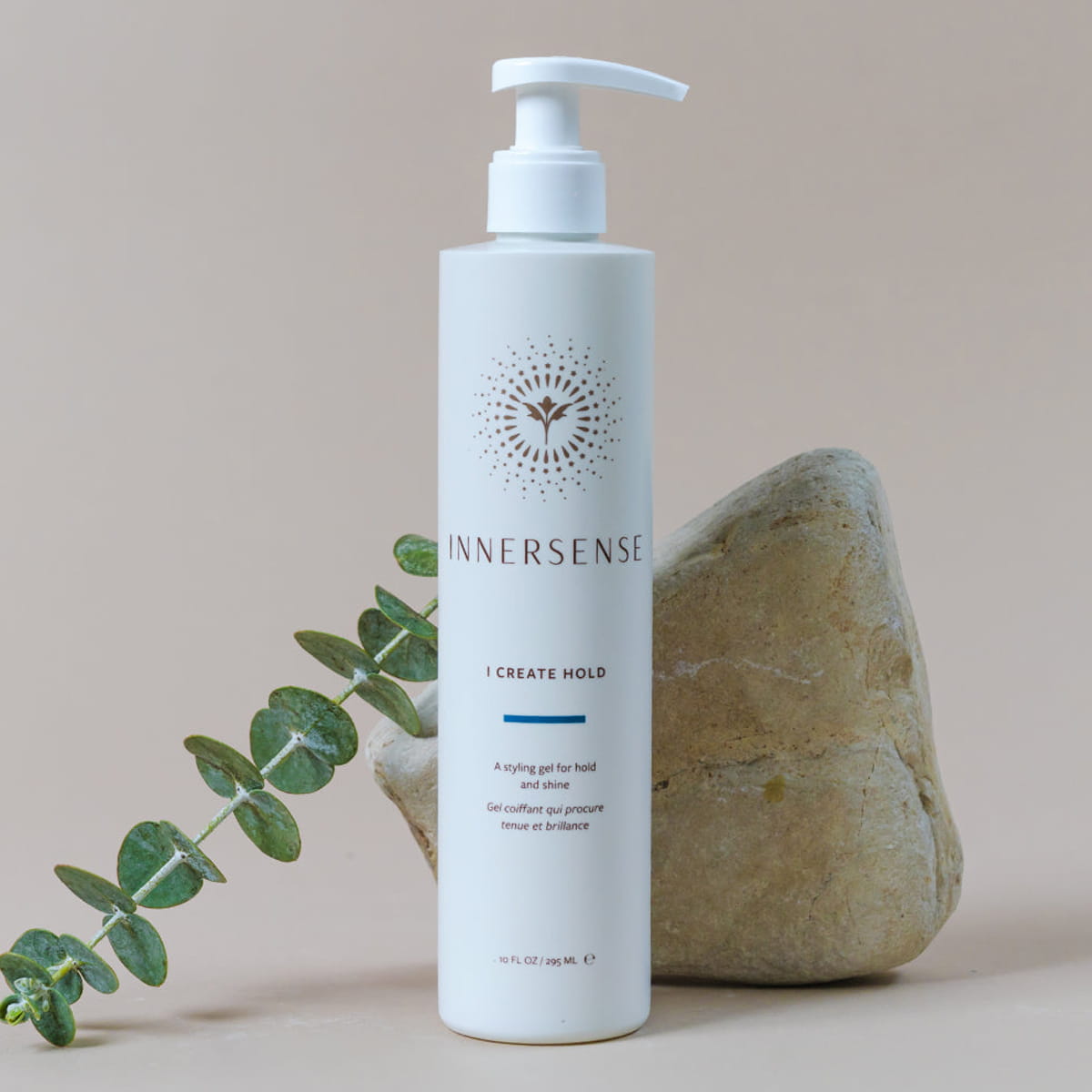 Innersense Organic Beauty I Create Hold (10 oz) - product shown on beige background.