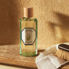 Lifestyle shot of Carriere Freres Lavender Room Spray (200 ml) on wood shelf