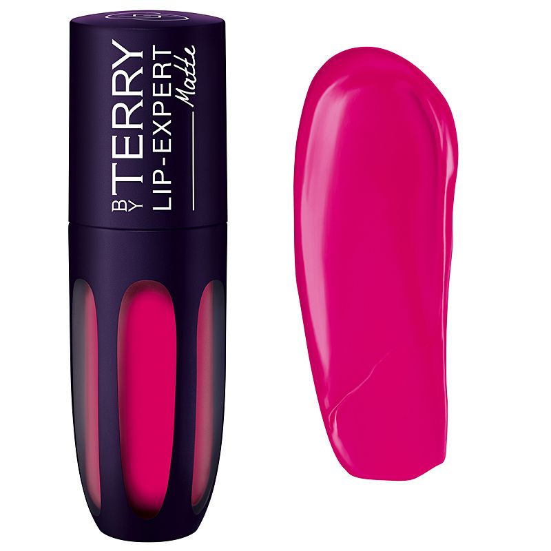 By Terry Lip-Expert Matte Liquid Lipstick 4 ml, 13 - Pink Party showing tube and color swatch