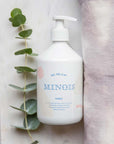 Minois Paris Gel Delicat (Delicate Gel) - Product shown with Eucalyptus