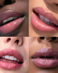 Kosas Cosmetics Kosasport LipFuel - Rush (5 g) shown on models with various skin tones