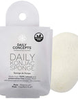 Daily Concepts Daily Konjac Sponge - Pure with packaging (1 pc)