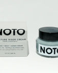 NOTO Botanics Moisture Riser Cream - bottle next to packaging