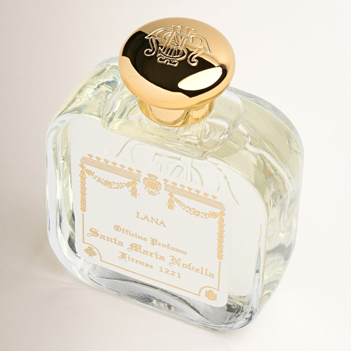 Santa Maria Novella Lana Eau De Cologne (100 ml) - product shown from a top down angle.