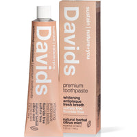 Davids Premium Natural Toothpaste - Herbal Citrus Peppermint (5.25 oz)