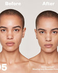 Kosas Cosmetics Revealer Concealer Super Creamy + Brightening (Tone 05) before/after on face