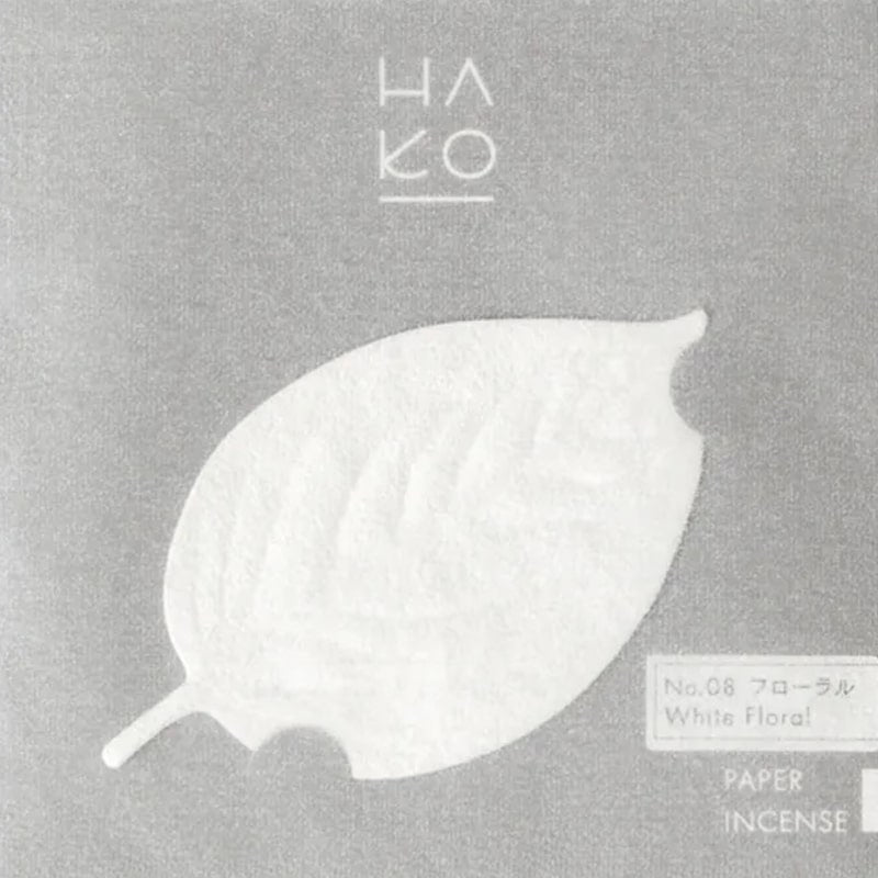 Morihata HA KO Paper Incense - No. 08 White Floral (1 pc)