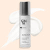 Yon-Ka Paris Alpha Fluid (50 ml) shown top view with product smear in the background to show color and texture